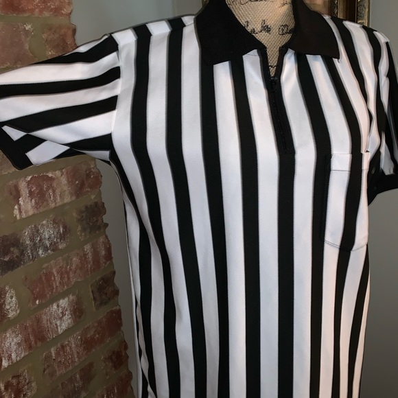 Super SOFT Rawlings Striped Referee Collared Shirt - Picture 3 of 7